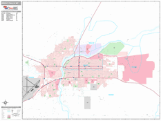 Great Falls Digital Map Premium Style